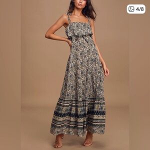 Free People Tangier Babydoll Maxi Dress